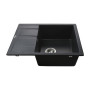 Гранітна мийка Globus Lux ONE графіт 650х500мм-А0001 Гранітна мийка Globus Lux ONE графіт 650х500мм-А0001