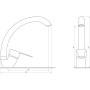 Змішувач для кухні DOMINO ELLIPSE DCC-203S Змішувач для кухні DOMINO ELLIPSE DCC-203S