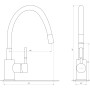 Змішувач для кухні Globus Lux LAZER GLLR-0203SB-10-BB Змішувач для кухні Globus Lux LAZER GLLR-0203SB-10-BB