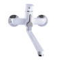 Змішувач для ванної Globus Lux Laguna GLA-0208-7-WHITE EURO Змішувач для ванної Globus Lux Laguna GLA-0208-7-WHITE EURO