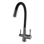 Змішувач для кухні під осмос Globus Lux LAZER GLLR-0903-11-GRAPHITE Змішувач для кухні під осмос Globus Lux LAZER GLLR-0903-11-GRAPHITE