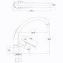 Змішувач для кухні Globus Lux Dolly GLD-0203S