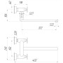 Змішувач для ванни Globus Lux DUKAT-8 SD8-108 Змішувач для ванни Globus Lux DUKAT-8 SD8-108