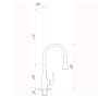 Змішувач для кухні DOMINO Dionis DDD-203SM-BR-B01 Змішувач для кухні DOMINO Dionis DDD-203SM-BR-B01