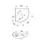Умивальник кутовий Cersanit SIGMA 35 Умивальник кутовий Cersanit SIGMA 35