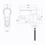 Змішувач для біде Globus Lux Dolly GLD-0106 Змішувач для біде Globus Lux Dolly GLD-0106
