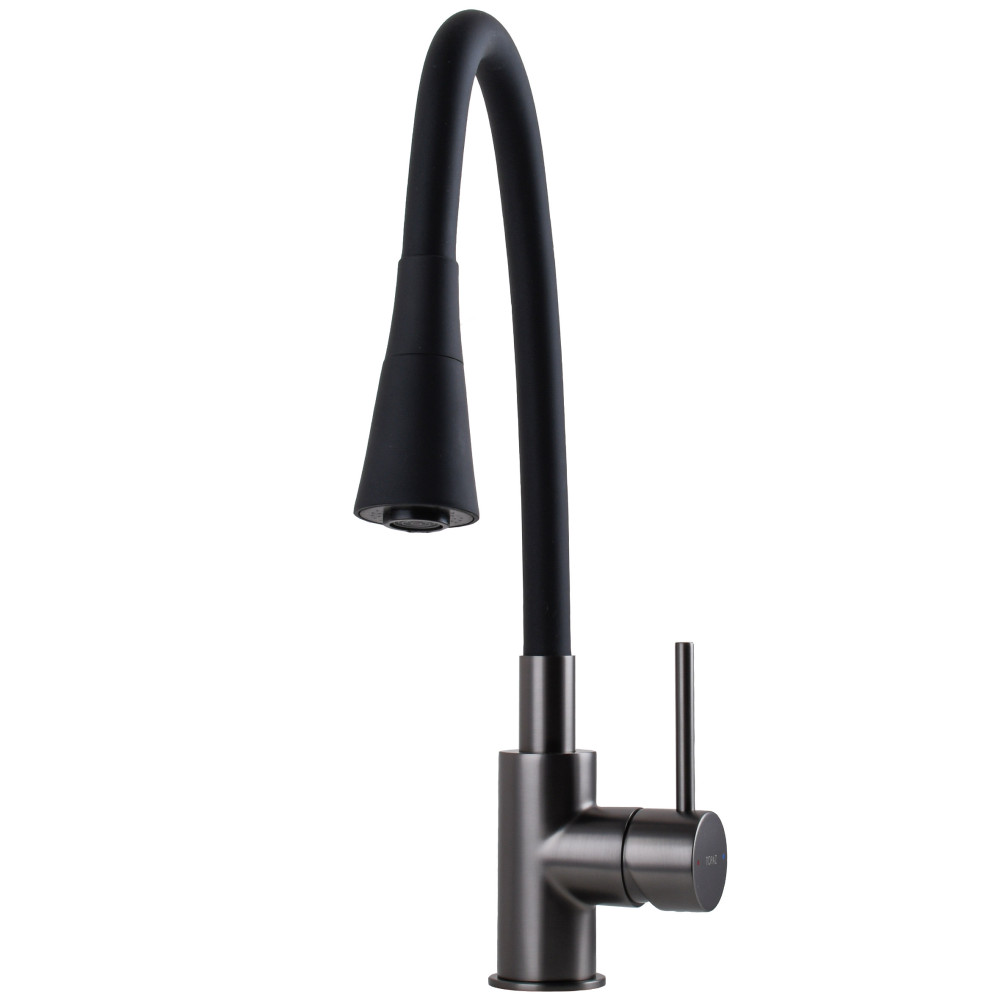 Змішувач для кухні TOPAZ LOFT TLF 8854-H39-GP-B01, Шланги TAQ-M0855 Змішувач для кухні TOPAZ LOFT TLF 8854-H39-GP-B01, Шланги TAQ-M0855
