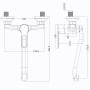Змішувач для кухні Globus Lux Dolly GLD-0104 Змішувач для кухні Globus Lux Dolly GLD-0104