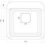 Гранітна мийка Globus Lux BARBORA коричневий 510x510мм-А0006 Гранітна мийка Globus Lux BARBORA коричневий 510x510мм-А0006