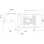 Насос відцентровий Optima JET100A-PL 1,1кВт чавун короткий Насос відцентровий Optima JET100A-PL 1,1кВт чавун короткий