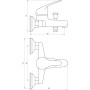 Змішувач для ванни Globus Lux Solly GLSO-0102 Змішувач для ванни Globus Lux Solly GLSO-0102