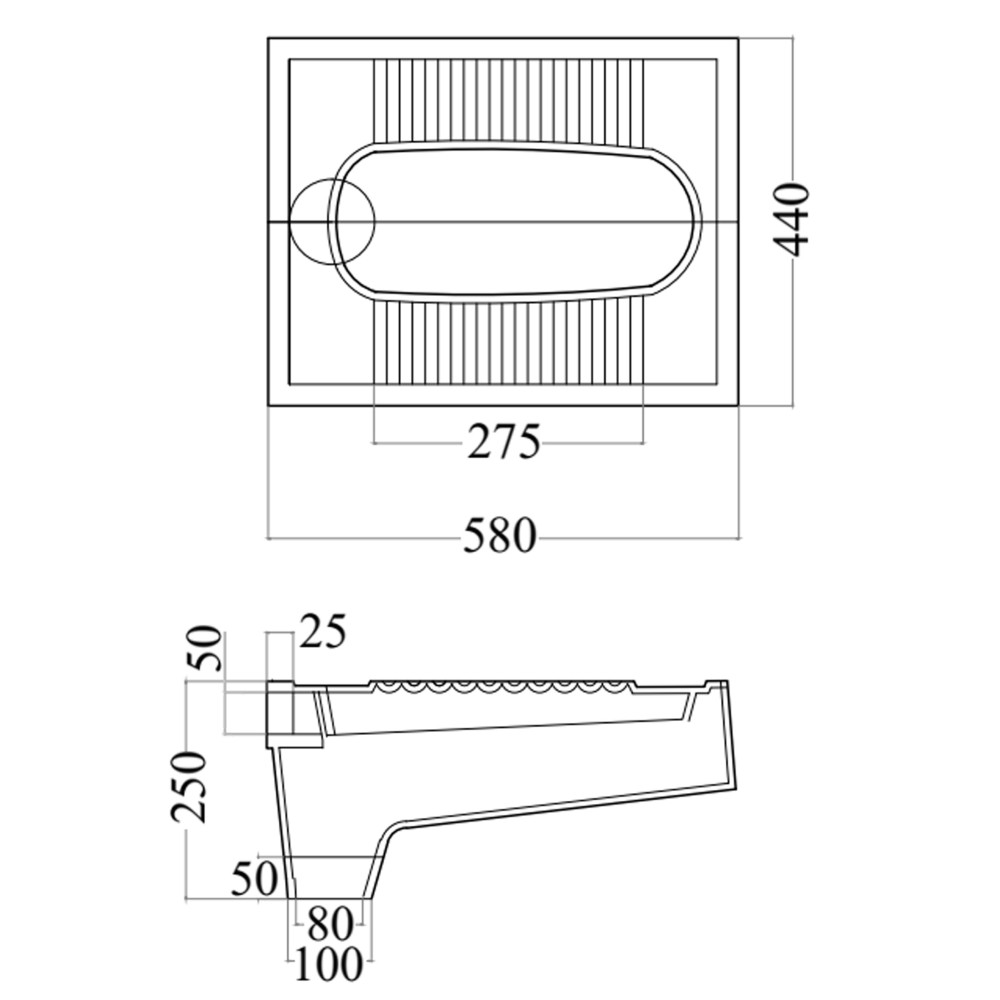 Чаша Генуя 58х44  PEARL POPULAR PAN-POP-58