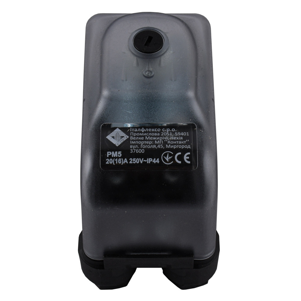 Реле тиску Italtecnica  PM-5 G-14R20SG прозорий корпус.  20А