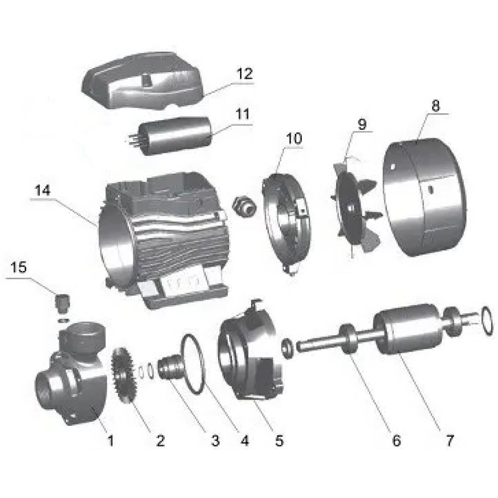 Насос вихровий VOLKS pumpe QB60 0,37кВт