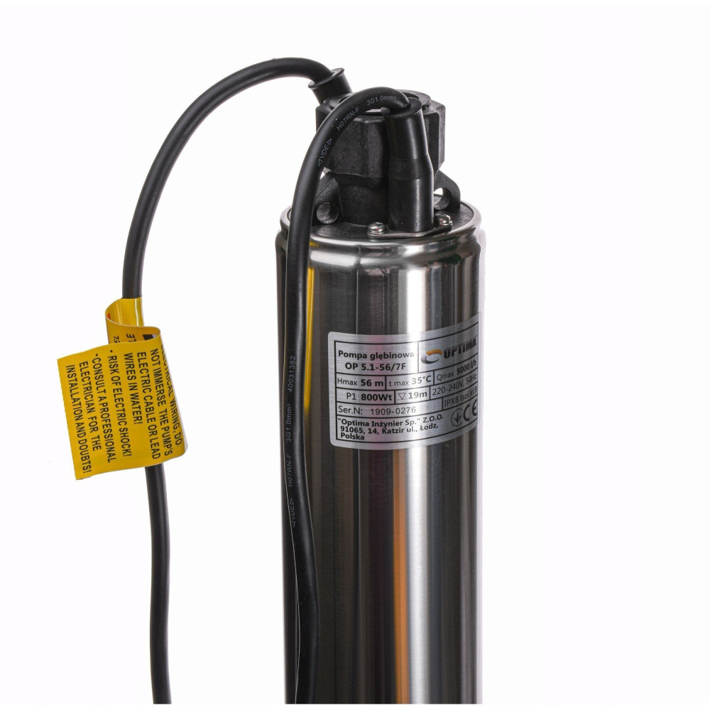Насос колодязний OPTIMA OP 5,1 - 56/7  F 0,8кВт (з поплавком)