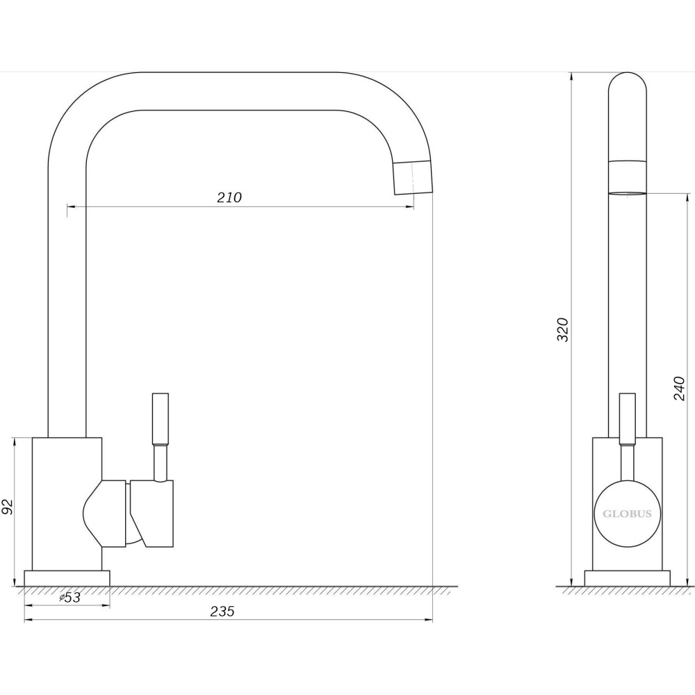 Змішувач для кухні EcoMIX ALPEN SBT3-203L