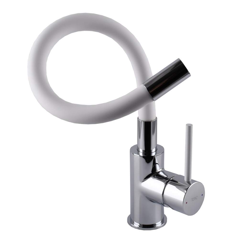 Змішувач для кухні TOPAZ CORSICA TC 8853-02-CW, Шланги TAQ-M1055