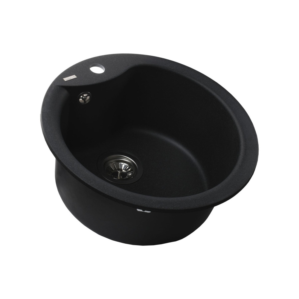 Гранітна мийка Globus Lux ORTA графіт 485мм-А0001