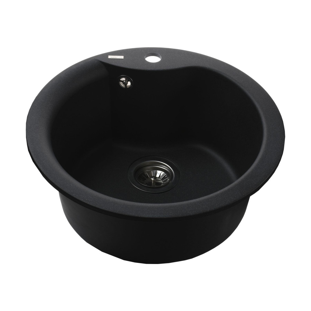 Гранітна мийка Globus Lux ORTA графіт 485мм-А0001