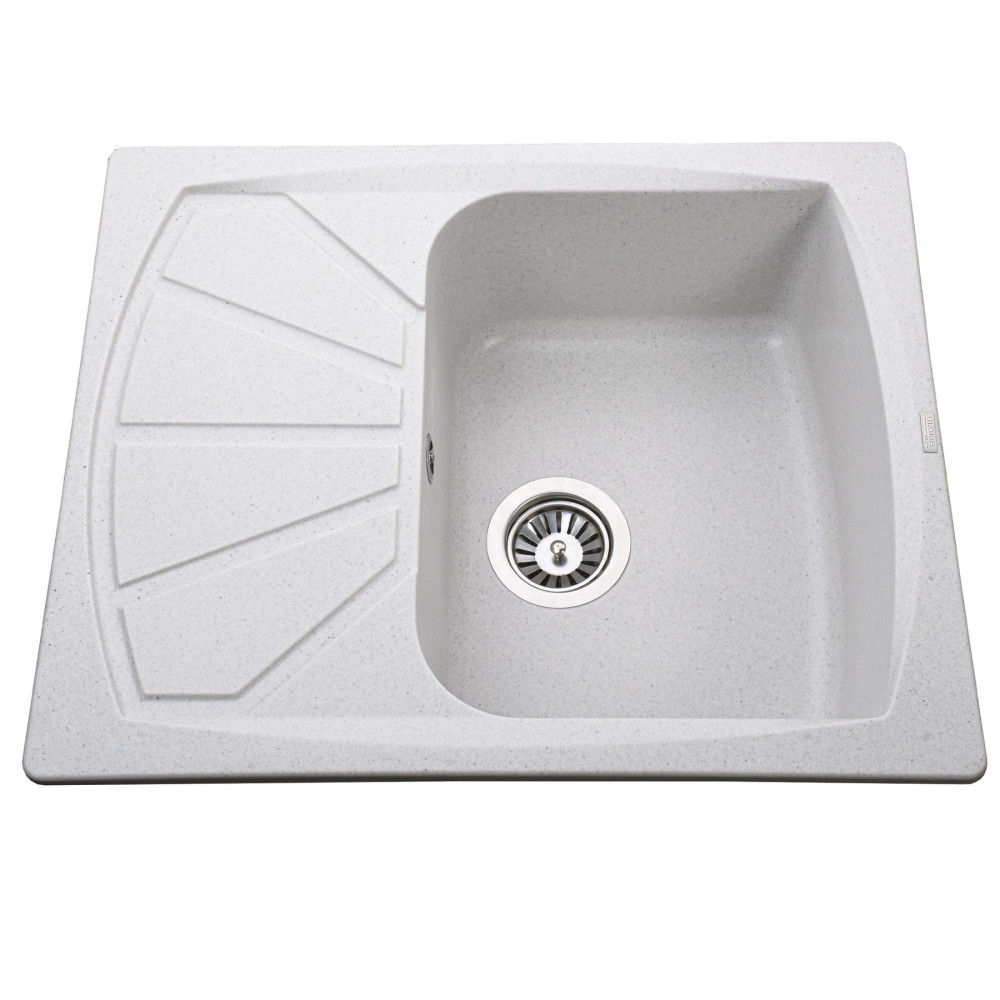 Гранітна мийка Globus Lux TANA перлина 610 х 500 мм