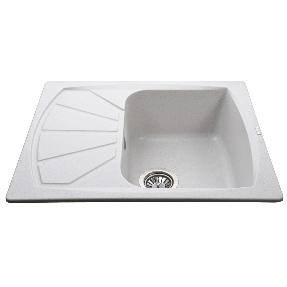 Гранітна мийка Globus Lux TANA перлина 610 х 500 мм