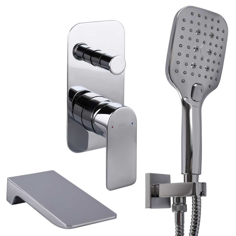 Змішувач для ванни вбудований TOPAZ SARDINIA TS 08222-H20