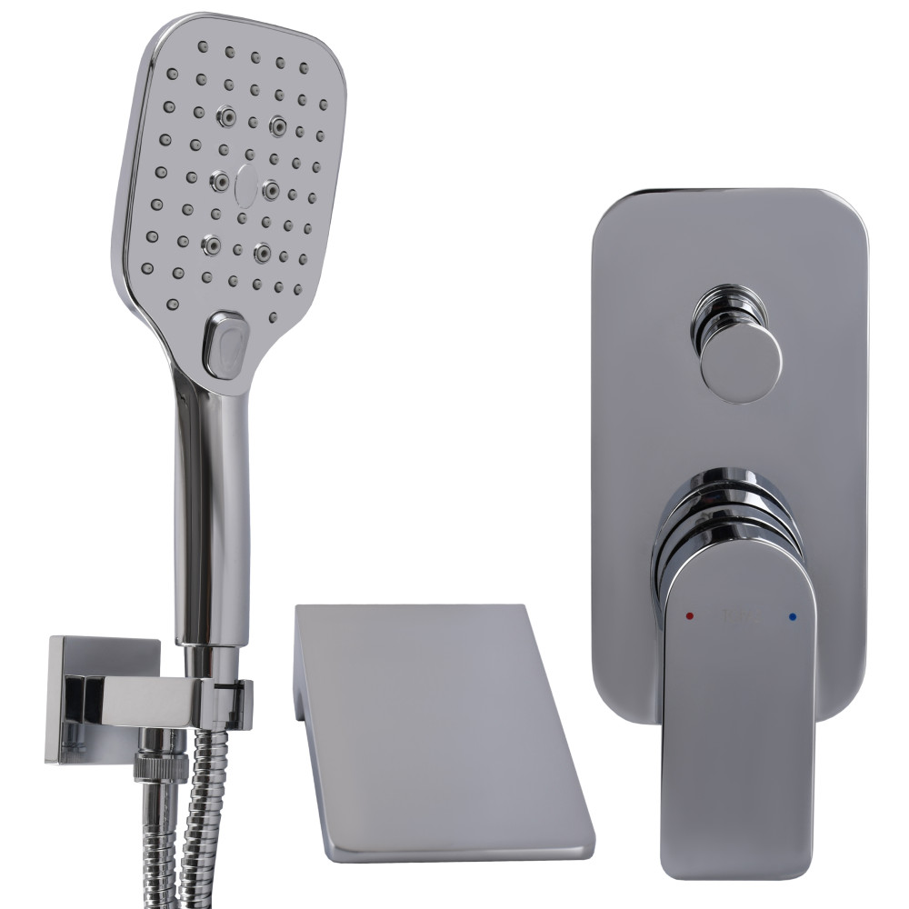 Змішувач для ванни вбудований TOPAZ SARDINIA TS 08222-H20