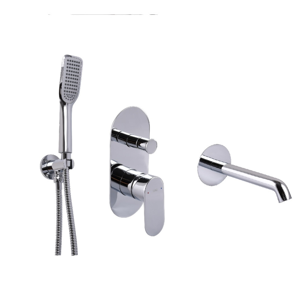 Змішувач для ванни вбудований TOPAZ BARTS TBG 07222-H36