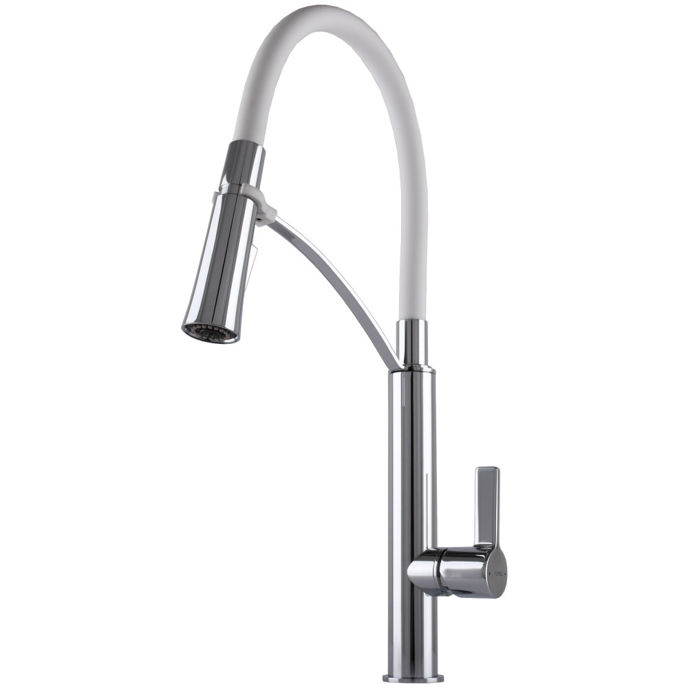 Змішувач для кухні TOPAZ SARDINIA TS 8817-H23-W-S