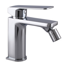 Змішувач для біде TOPAZ ODISS TO 18601-H52 на гайці,Хром,шланги TAQ-M1055,D35