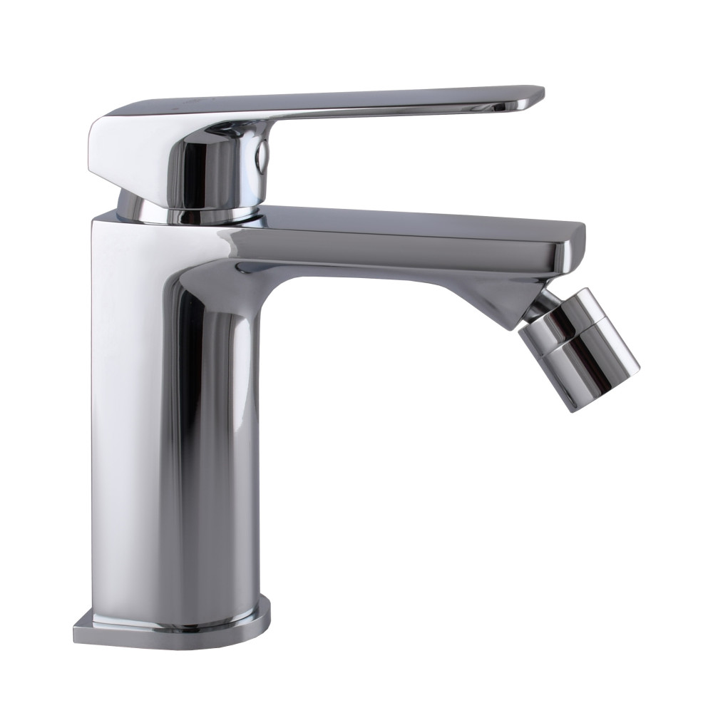 Змішувач для біде TOPAZ ODISS TO 18601-H52 на гайці,Хром,шланги TAQ-M1055,D35