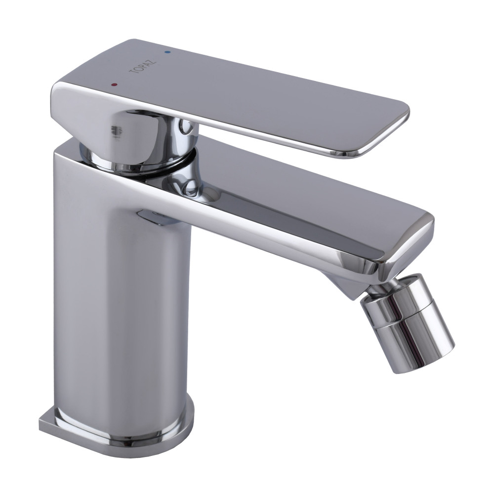 Змішувач для біде TOPAZ ODISS TO 18601-H52 на гайці,Хром,шланги TAQ-M1055,D35