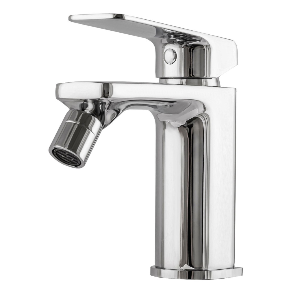 Змішувач для біде TOPAZ ODISS TO 18601-H52 на гайці,Хром,шланги TAQ-M1055,D35