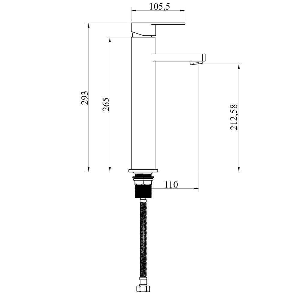 Змішувач для умивальника DOMINO MALTA DMS-201HL