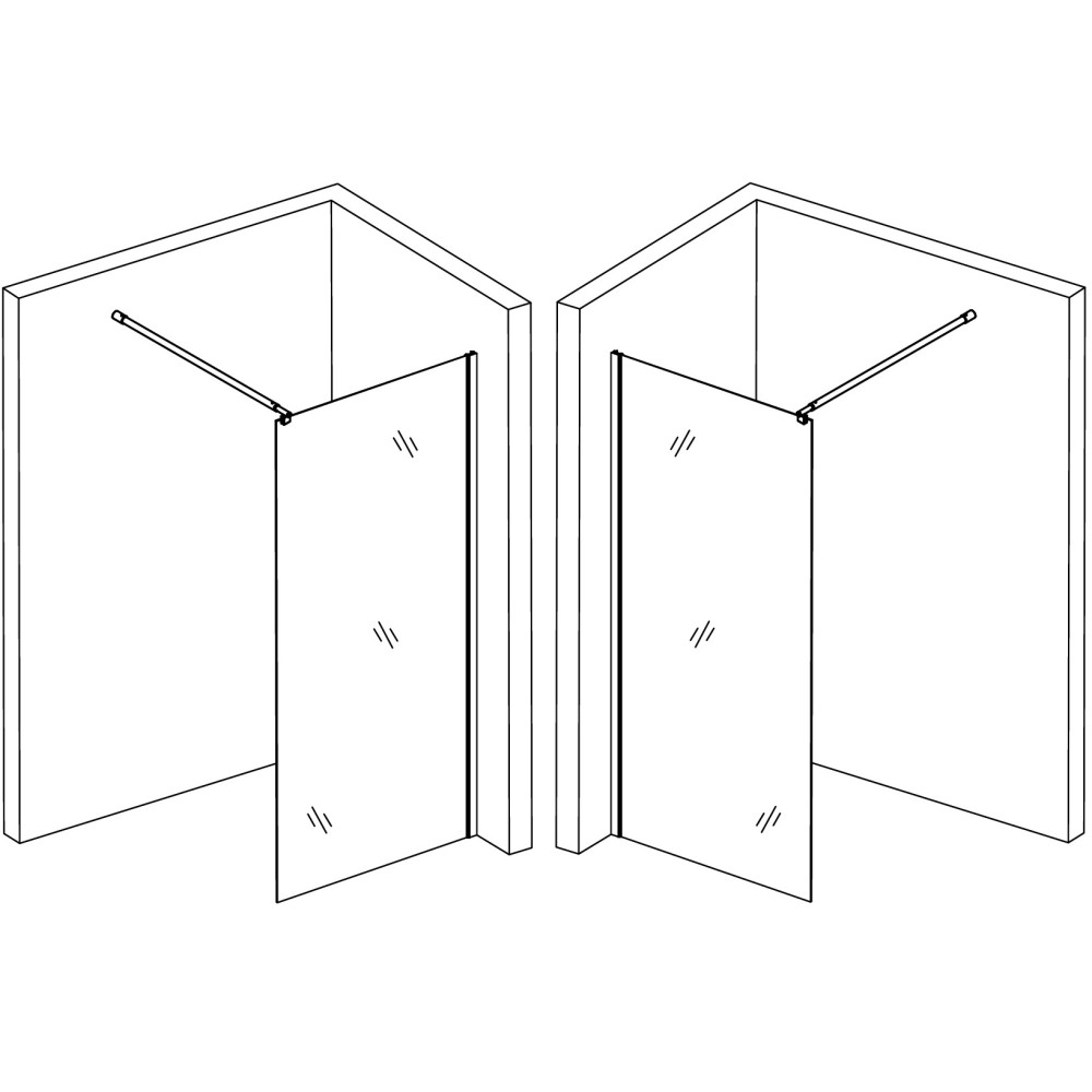 Душова перегородка LEGA 110TC (110T) BRAVO (1уп.)