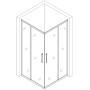 Душова кабіна квадратна без піддона ODRA N90TB.Mosaic BRAVO (1уп.)