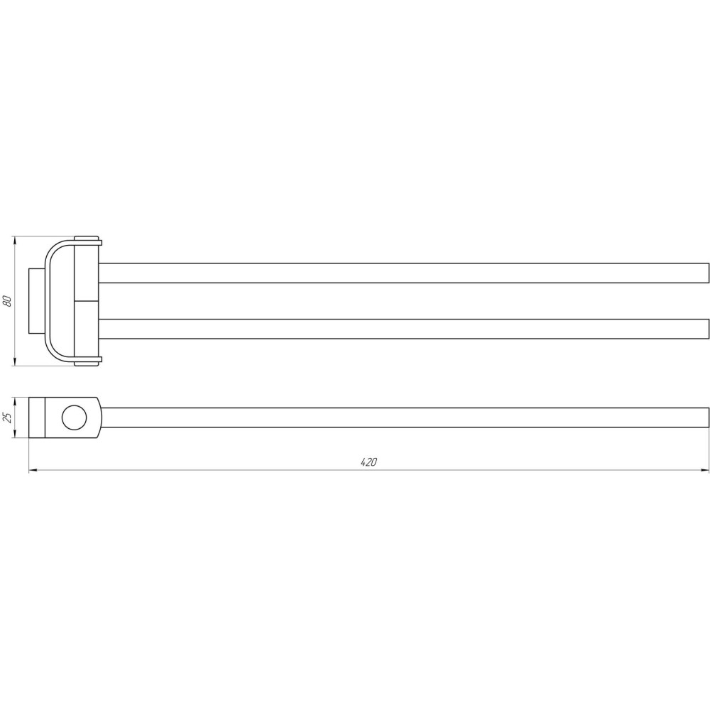 Тримач для рушників TOPAZ TКВ 8331