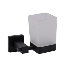 Стакан одинарний Globus Lux BQ9409 чорний матовий SUS304