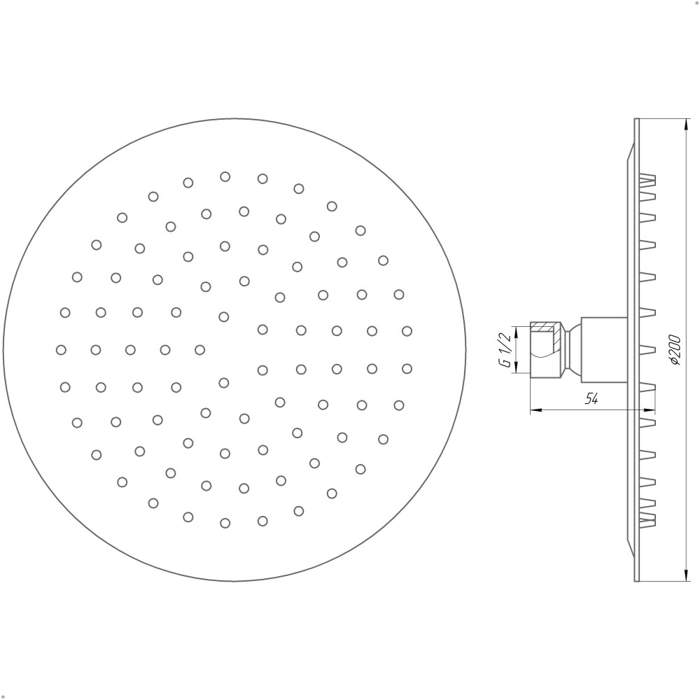 Душова лійка Globus Lux STS-0200