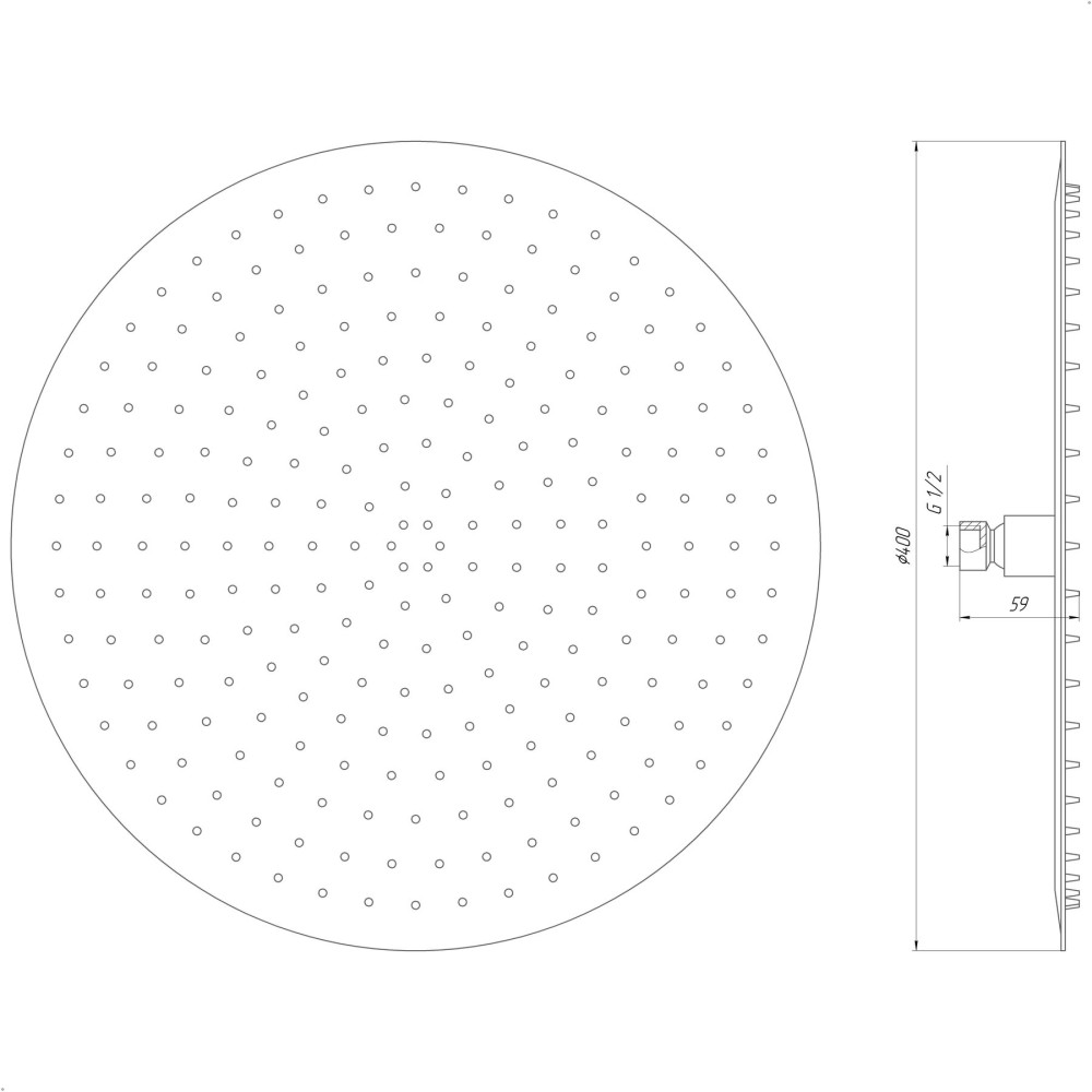 Душова лійка Globus Lux STS-0400