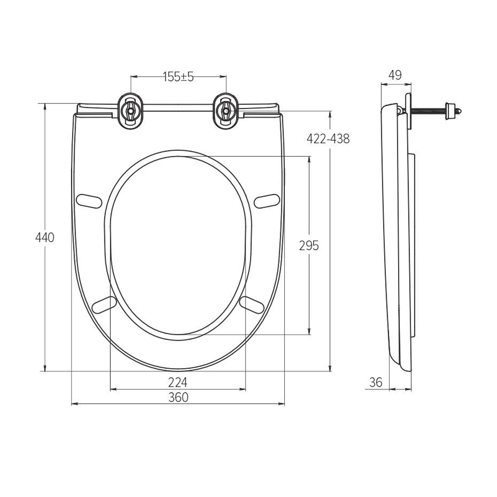 Сидіння для унітазу SoloPlast СП-2