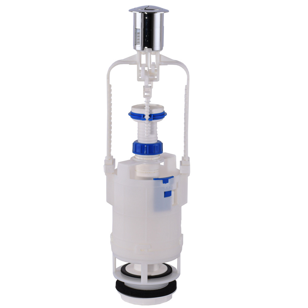 Двухфункціональний зливний клапан K.K.POL, низький, 3/6л (350/ZSD/206-00-T0)