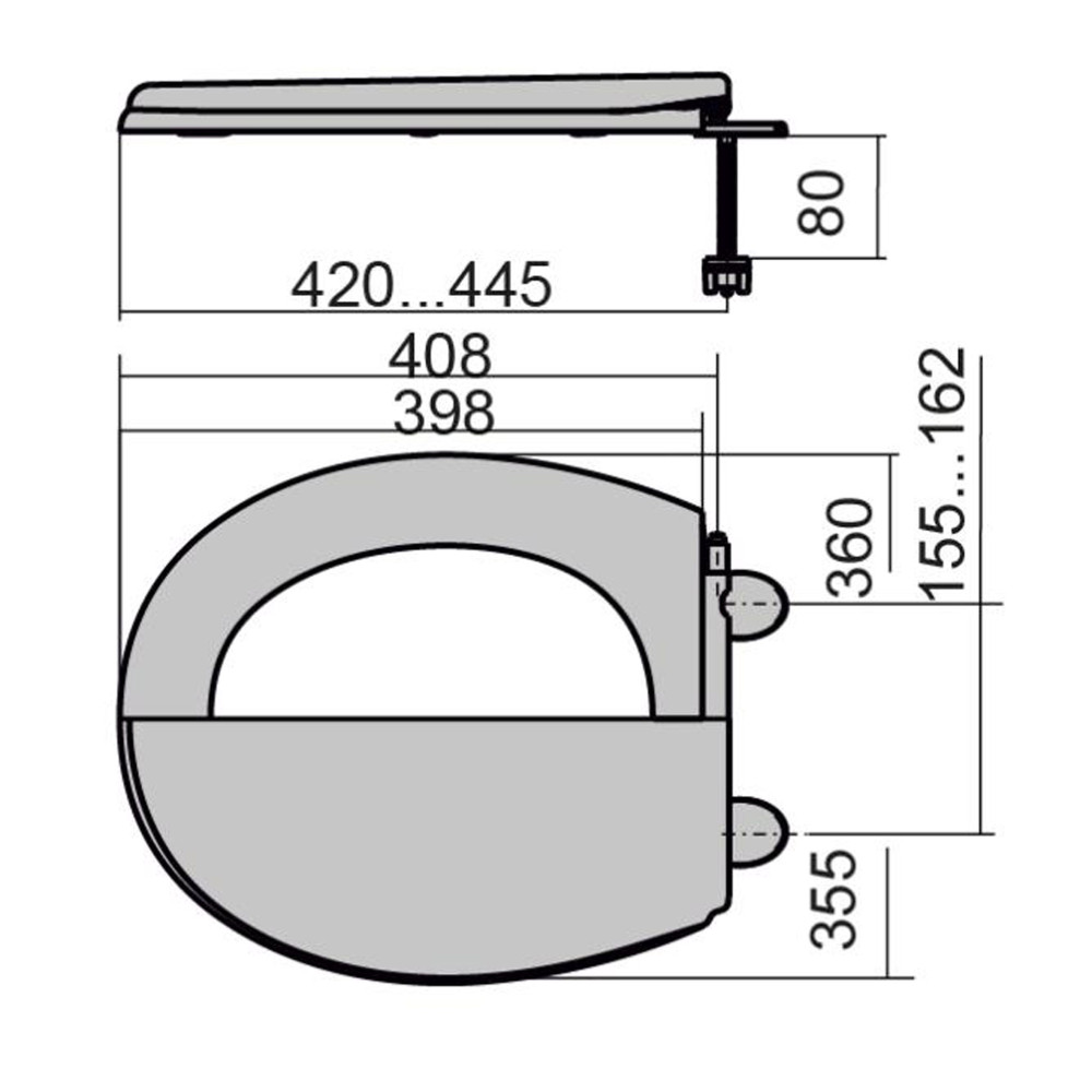 Сидіння для унітазу DAMASK   OPTIMUM