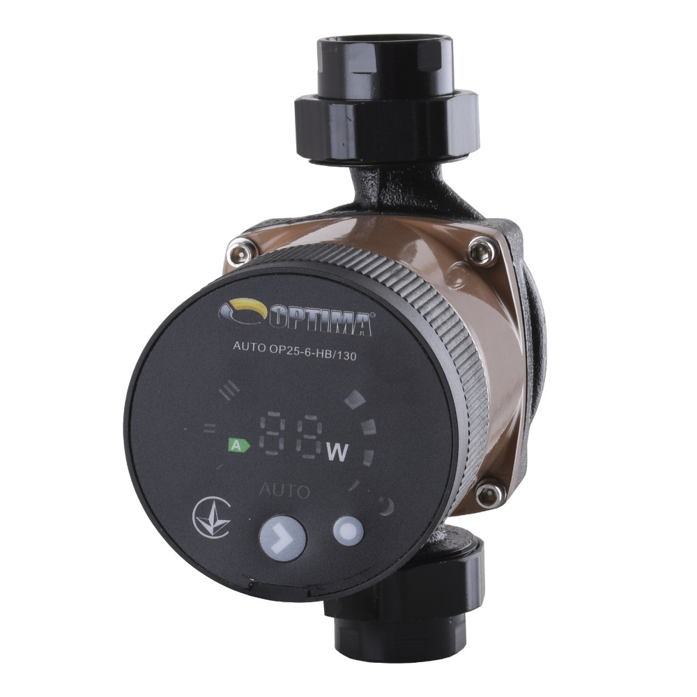Насос циркуляційний енергоощадний  Optima OP25-60AUTO 130мм + гайки
