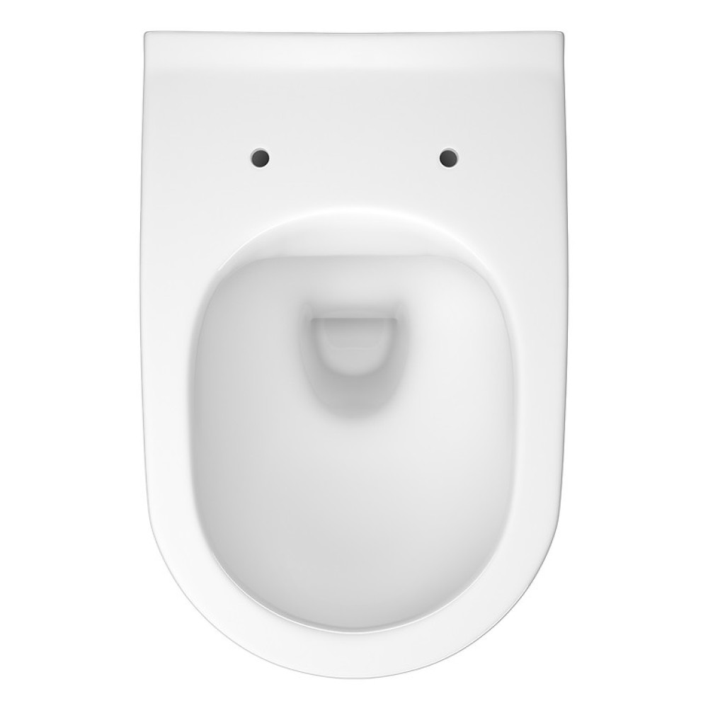 CET 471 ZIP SIMPLE ON  підвісний унітаз в комплекті з кришкою дюропласт з плавним закриванням