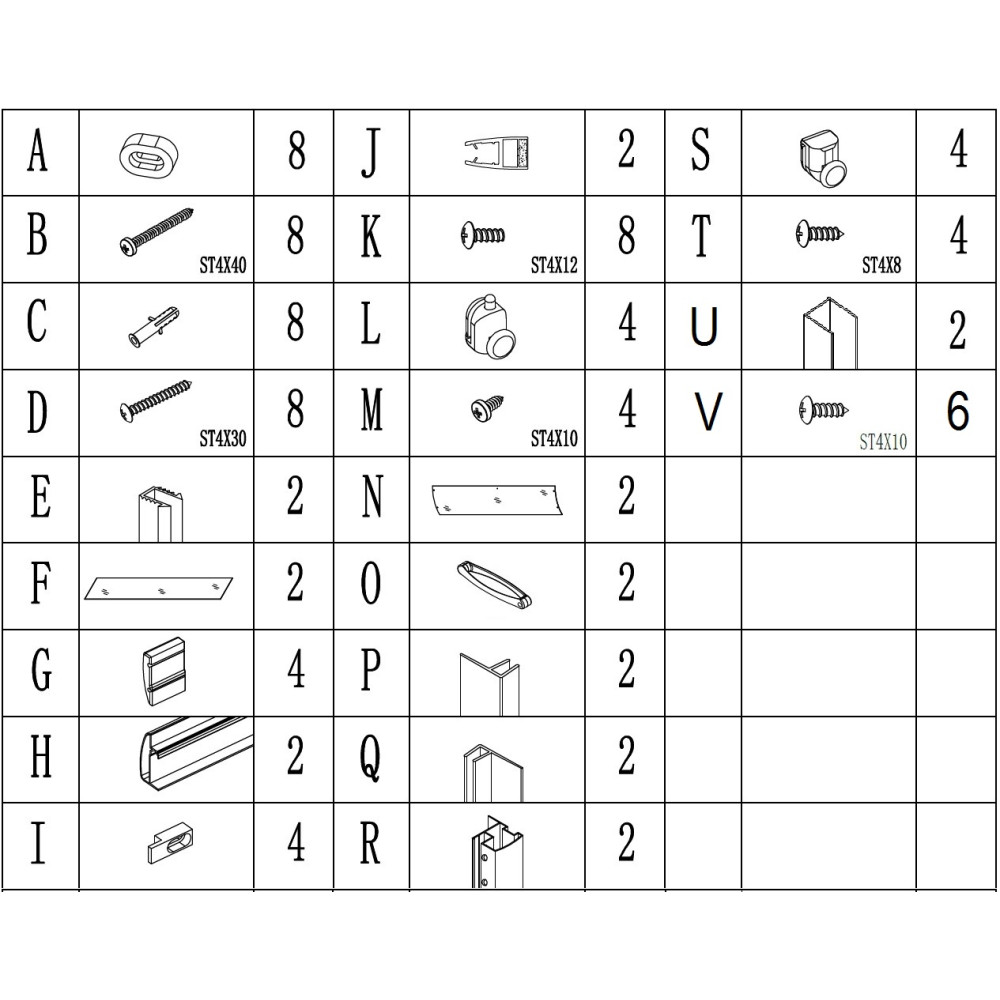 Душова кабіна півкругла без піддона WISLA N90GB BRAVO (1уп.)