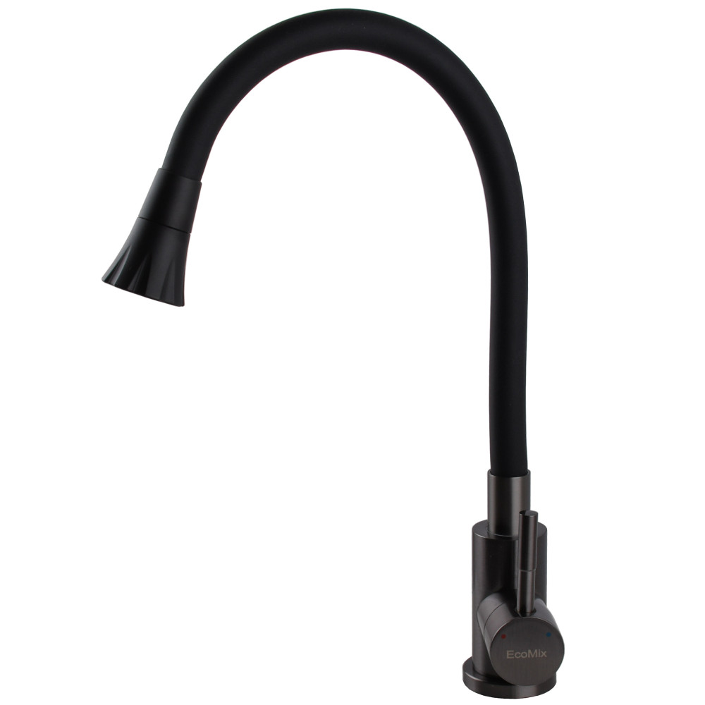 Змішувач для кухні EcoMIX Stella STE-203SA-GP-B01
