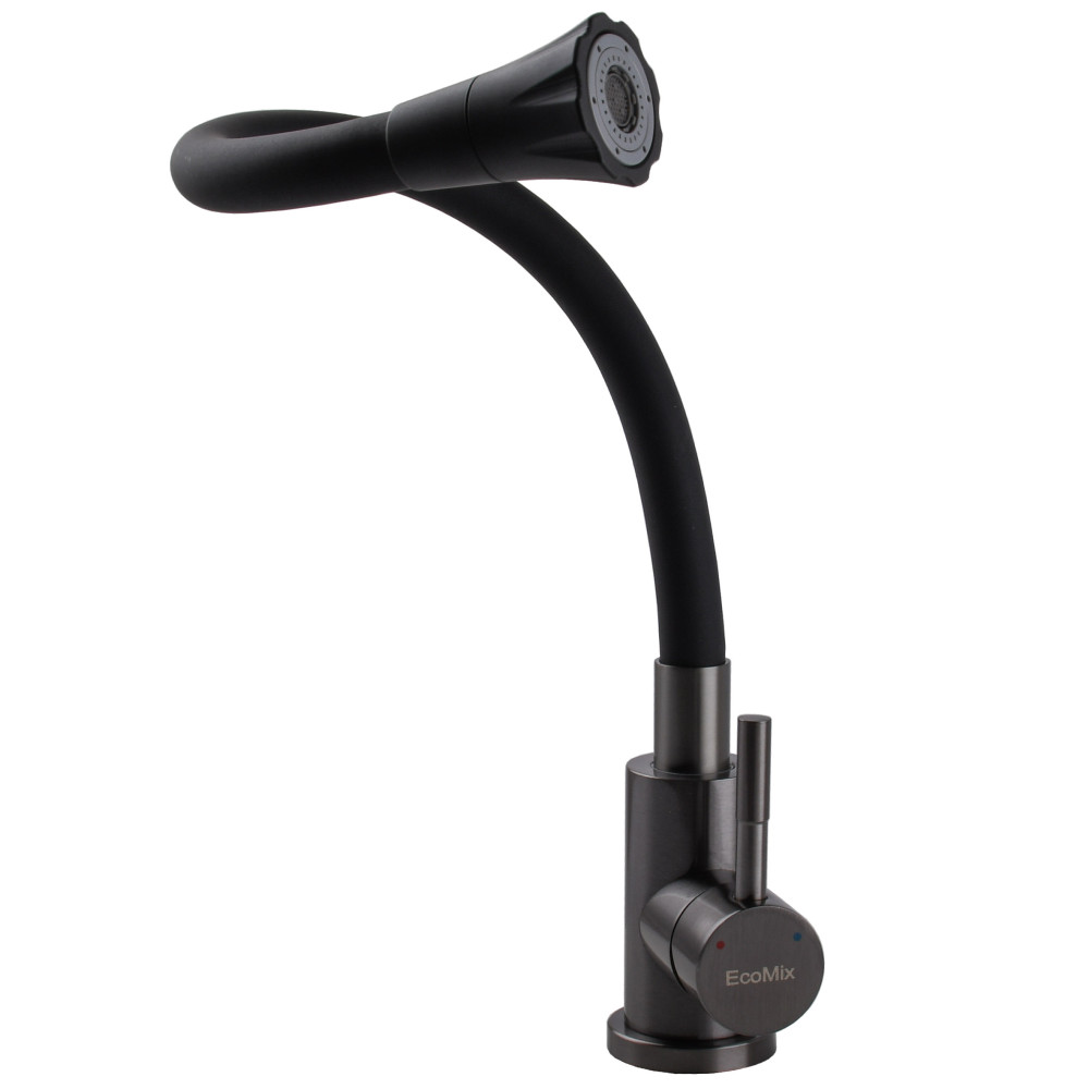 Змішувач для кухні EcoMIX Stella STE-203SA-GP-B01