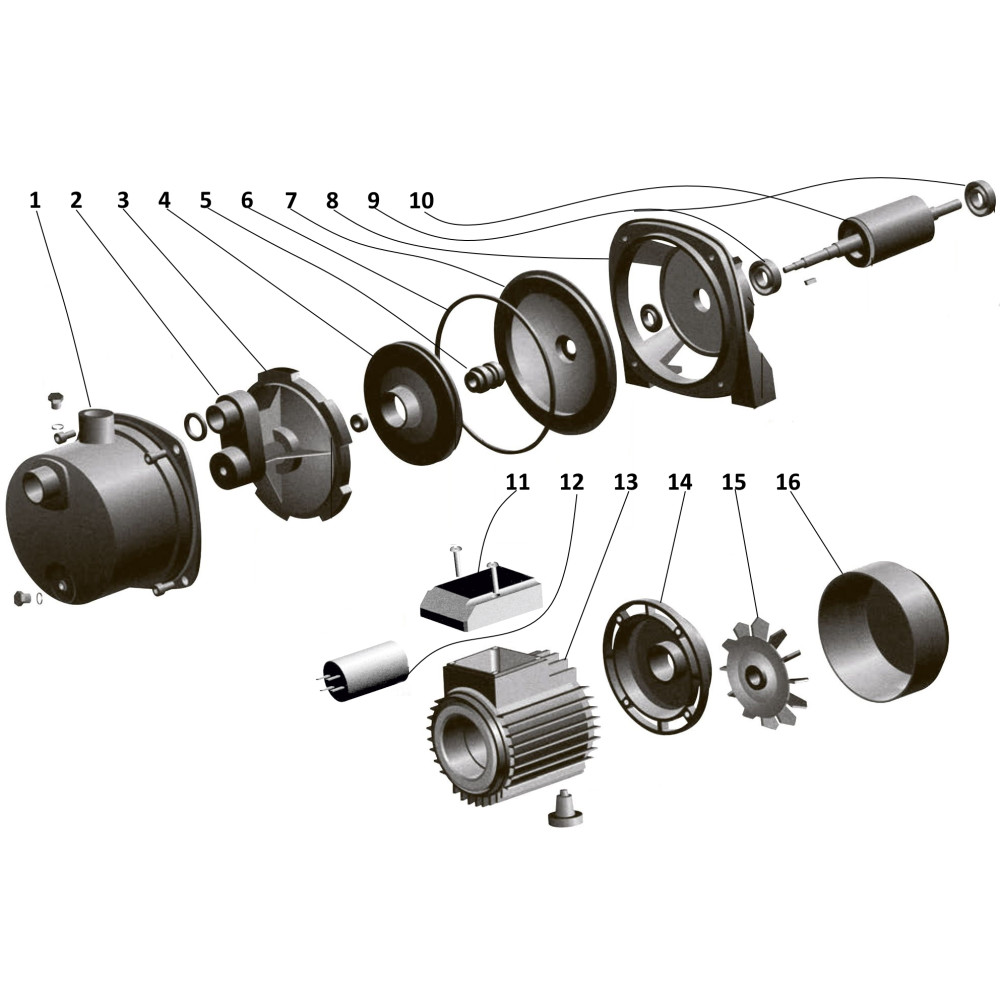 Насос відцентровий Optima JET100S 1,1кВт нержавійка