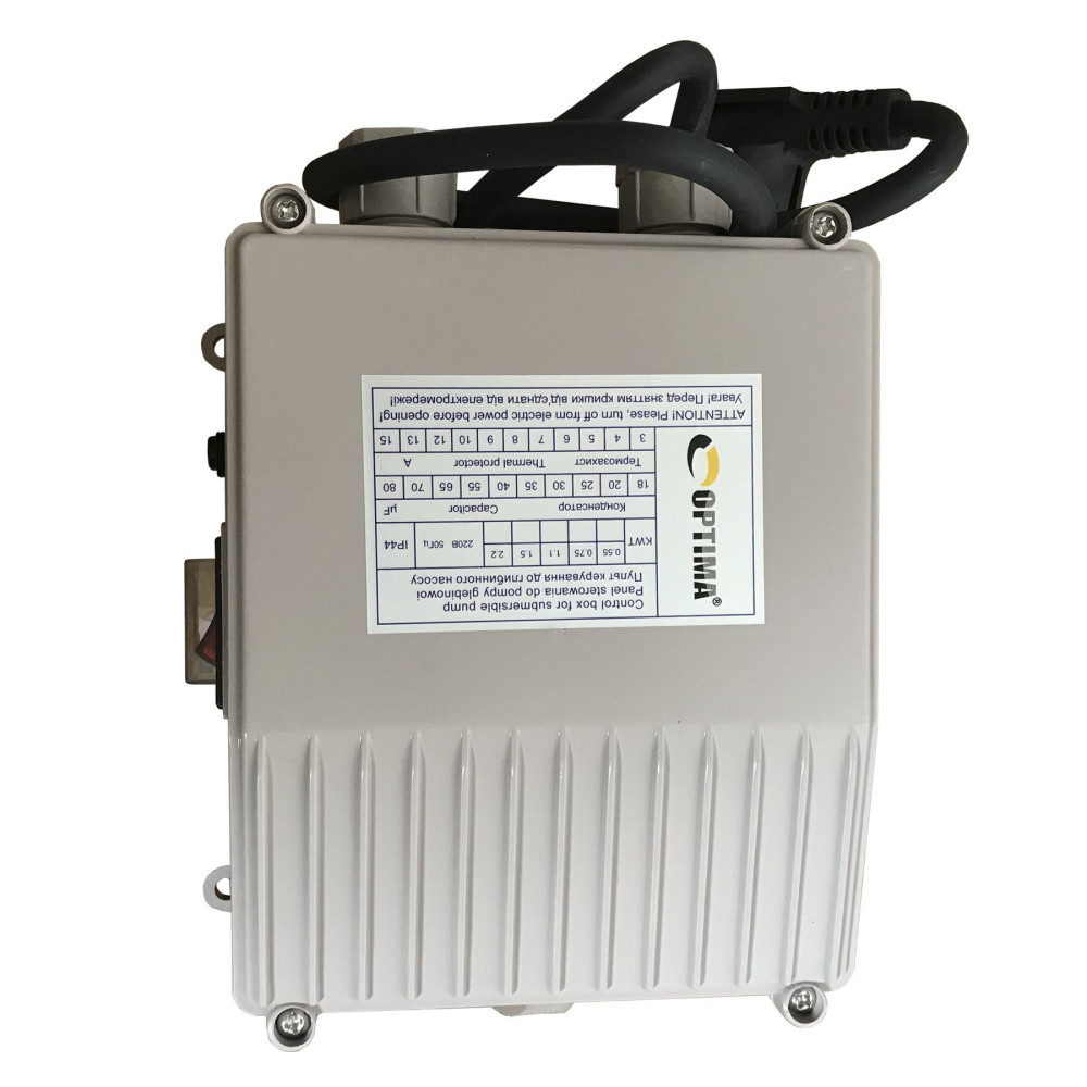 Насос свердловинний з підв, стійк, до піску OPTIMA 3,5SDm2/ 9  0,37 кВт  50м + пульт +кабель 15м NEW